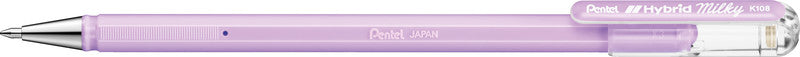 Pentel Gelschreiber – Violett, 0,4 mm, für dunkles Papier, Kappe
