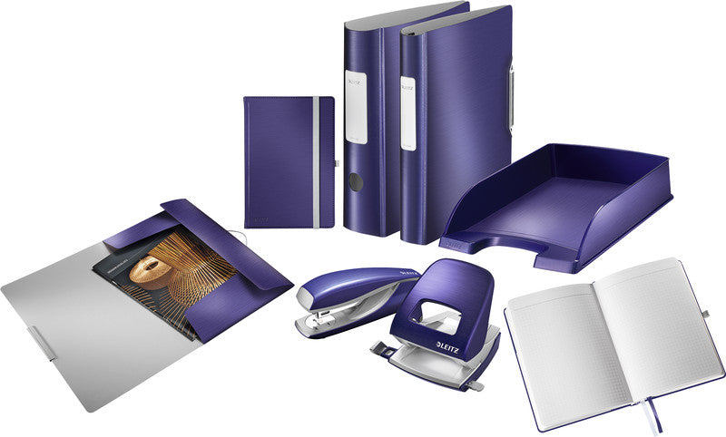 Leitz Aktenordner 250 Blatt – Violett, Kunststoff