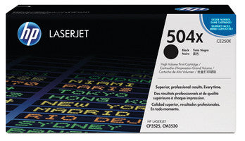 HP Toner 504X – schwarz, 10500 Seiten