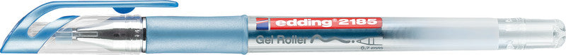 Edding 2185 Gelschreiber 1er Set – Metallicblau, Kappe