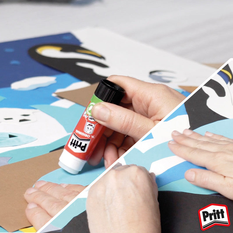 Pritt Klebestift – Stift, permanent, transparent, lösungsmittelfrei, 22 g, für Papier, Karton