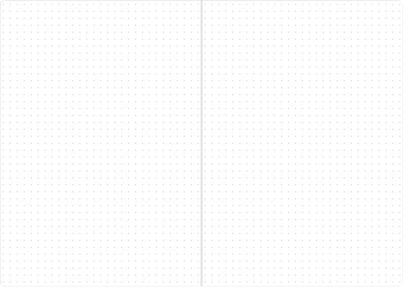 Peter pauper Notizbuch A5, punktkariert, Hardcover, 192 Seiten, 120 g/m² – mehrfarbig