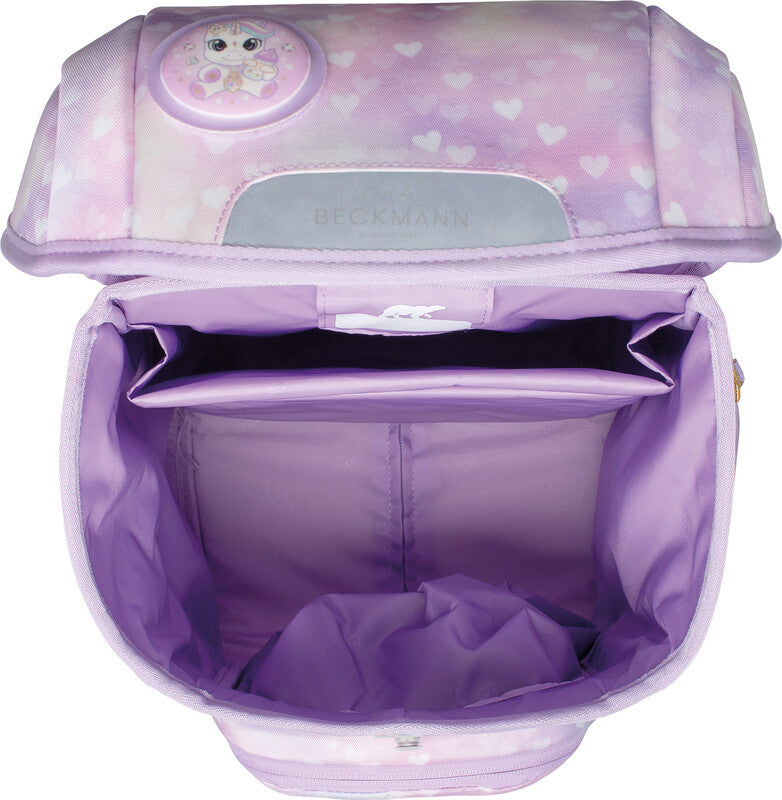 Beckmann Schulrucksack-Set Plus Air – 6-teilig – Unicorn Princess Purple
