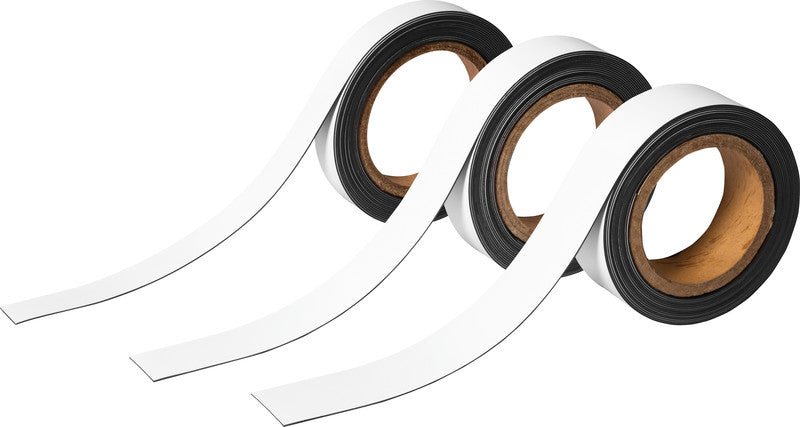 Durable Magnetband – Metall, Weiss, 40×5000 mm