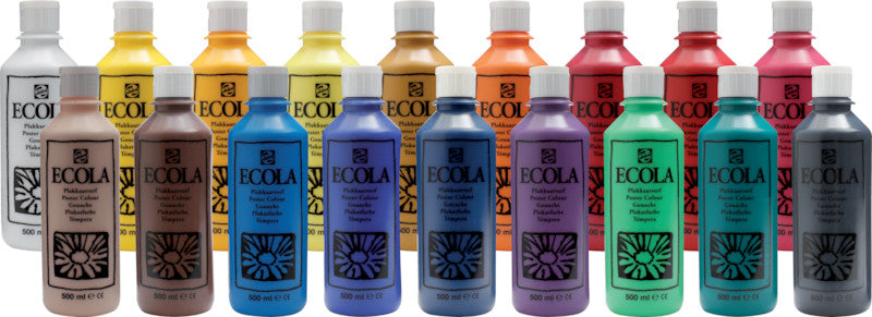 Talens Ecola – Gouache – Schwarz, 500 ml