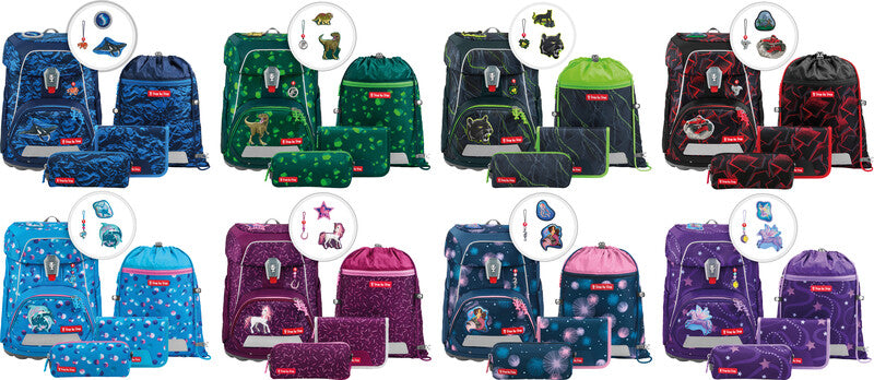 Step by Step Schulrucksack-Set FIT – 5-teilig – Pegasus Emily – 28,0 × 37,5 × 20,0 cm