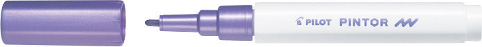 Pilot Kreativ-/Pigmentmarker – 6 Farben, 6er Set, deckend, geruchsarm – für viele Oberflächen