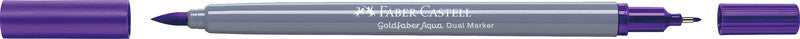 Faber-Castell Brush Pen Goldfaber Aqua – Pinselspitze 0,6 mm – sortiert – 6er-Set – wasservermalbar