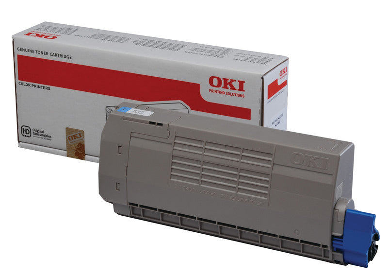 OKI Toner – cyan, 6000 Seiten