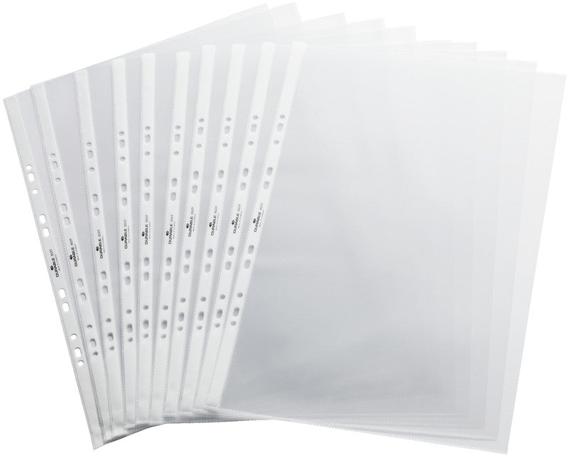 Durable Sichtmappe A3 – transparent, Kunststoff, 10er-Pack