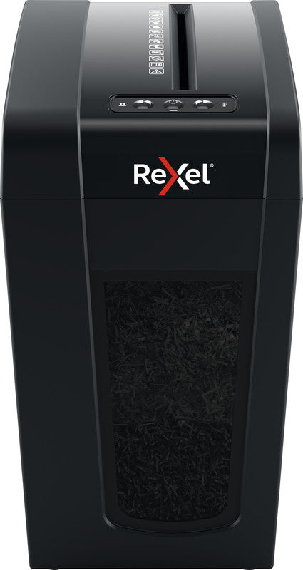 Rexel Secure X10-SL Slimline – Aktenvernichter, DIN P-4, Partikelschnitt 4 × 40 mm, 10 Blatt, 18 l, A4