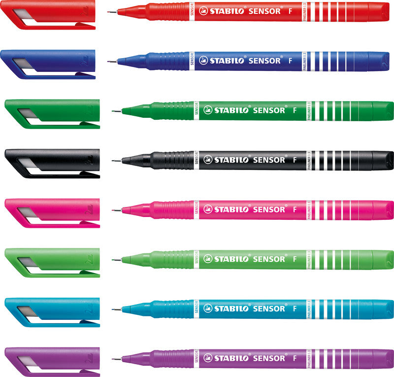 STABILO Sensor F Fineliner 0,3 mm – hellgrün