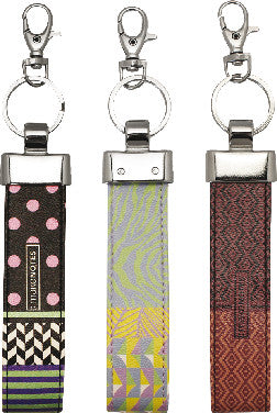 Makenotes Schlüsselanhänger – Kunstleder, B 30 × H 180 × T 6 mm, assortiert
