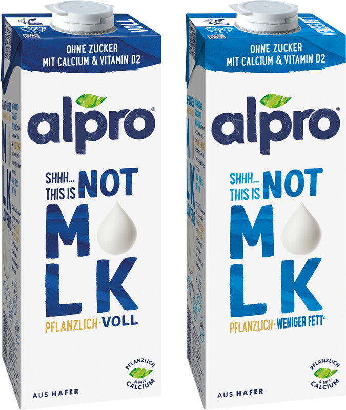 Alpro Haferdrink UHT THIS IS NOT M*LK, fettarm 1,8% Fett – 1 l