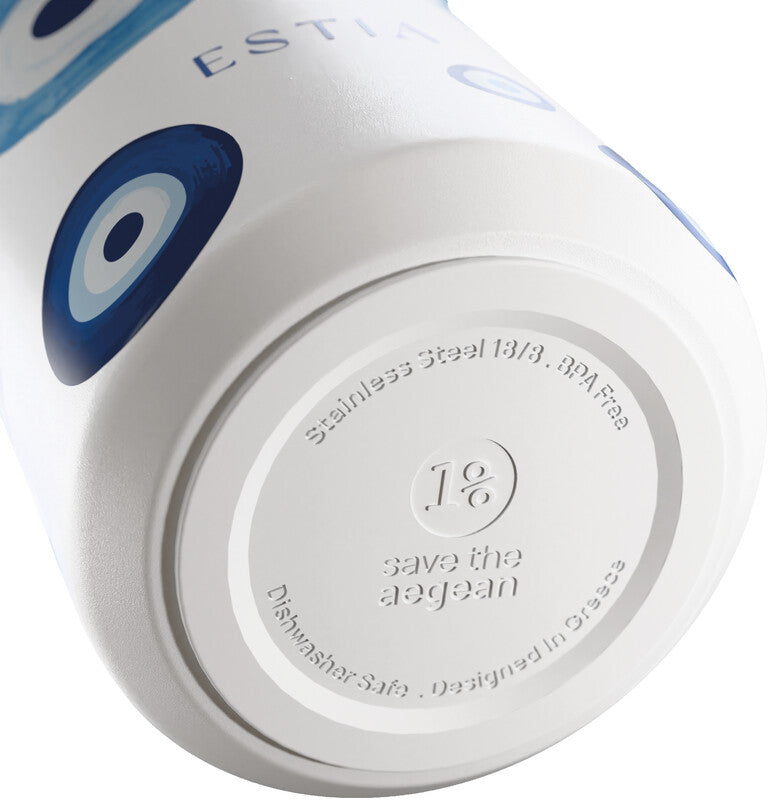 Estia Pulse Isolierflasche 500 ml – Doppelwandig 12 h Heiss / 24 h Kalt, Edelstahl, Schraubdeckel