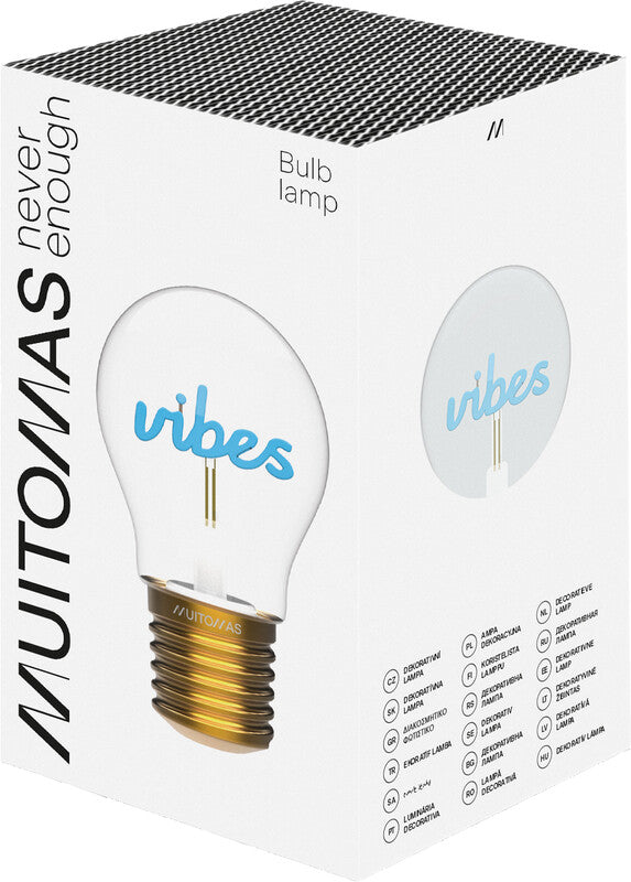 Muitomas Leuchtmittel Glühbirne – RGB, 0,2 W, 250 mAh Akku – 1 Stk.