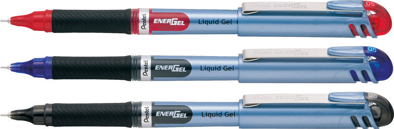 Pentel EnerGel Gelschreiber – Blau, 0,5 mm, Kappe