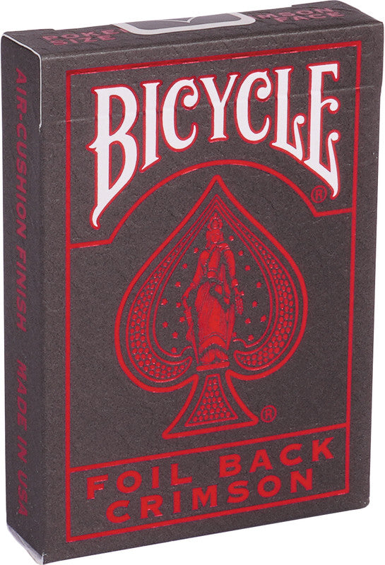 Bicycle Metaluxe Spielkarten Rot – e, 56 Karten, 65 × 92 × 18 mm, Karton