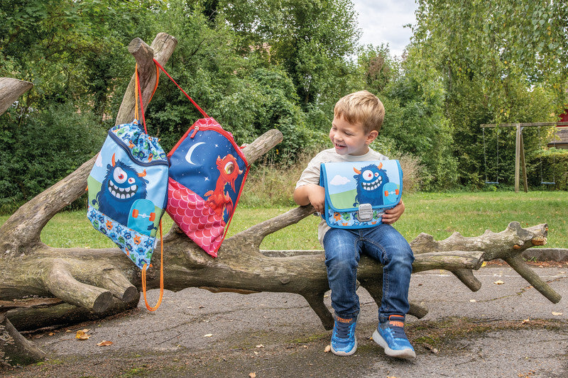 Funki Sportbeutel – 12 l, Motiv Ruby Dragon, wasserabweisend, 36 × 42 cm