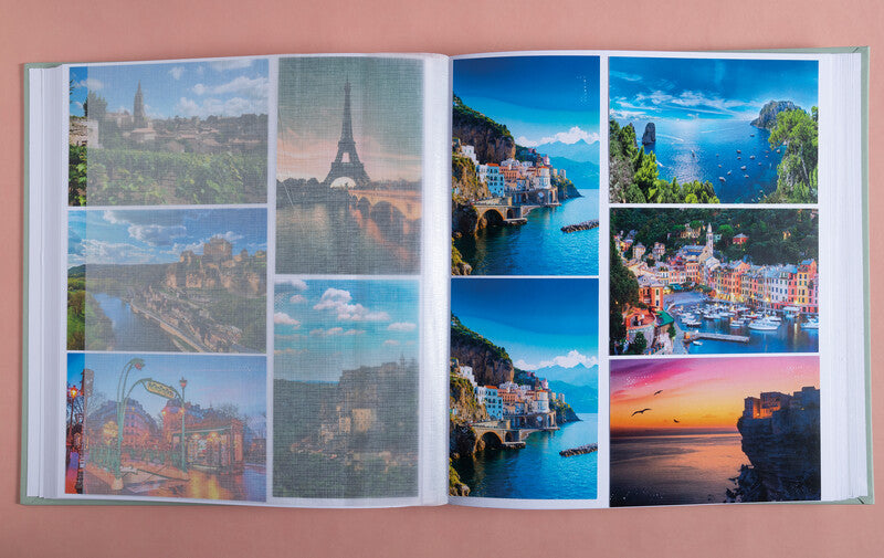Exacompta Fotoalbum – für 290 × 320 mm, Salbei, Karton