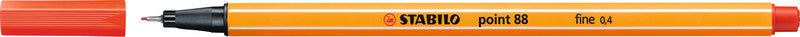 STABILO Point 88 Fineliner 0,4 mm – Hellrot