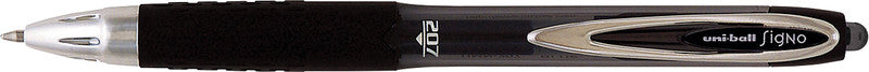 Uni-ball Signo 207 Gelschreiber – schwarz, 0,4 mm, dokumentenecht, wasserfest, Druck, nachfüllbar