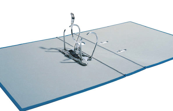 Leitz Ordner 180° Swiss Edition – A4 hoch – 2-Ring Hebelmechanik, Rücken 80 mm – blau, mit Raumsparösen, FSC