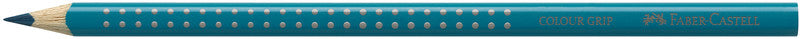 Faber-Castell Colour Grip Aquarellfarbstift – Lagunenblau, ergonomisch, Dreikant