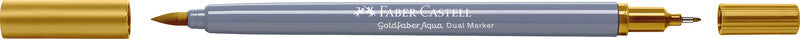 Faber-Castell Brush Pen Goldfaber Aqua – Pinselspitze – Sortiert – 6er-Set – Wasservermalbar
