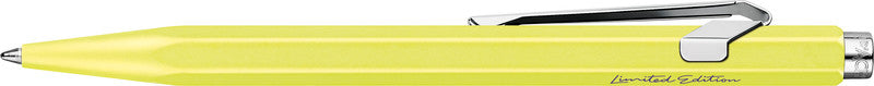 Caran d-Ache Kugelschreiber – Pastellgelb Fluo, Aluminium