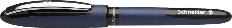 Schneider AG Schneider One Business – Tintenroller, dokumentenecht, mit Kappe, 0,6 mm, schwarz