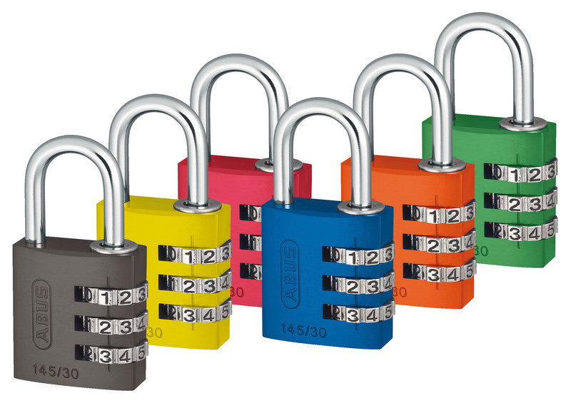 ABUS Zahlenschloss – 42 × 18 × 77 mm, Blau