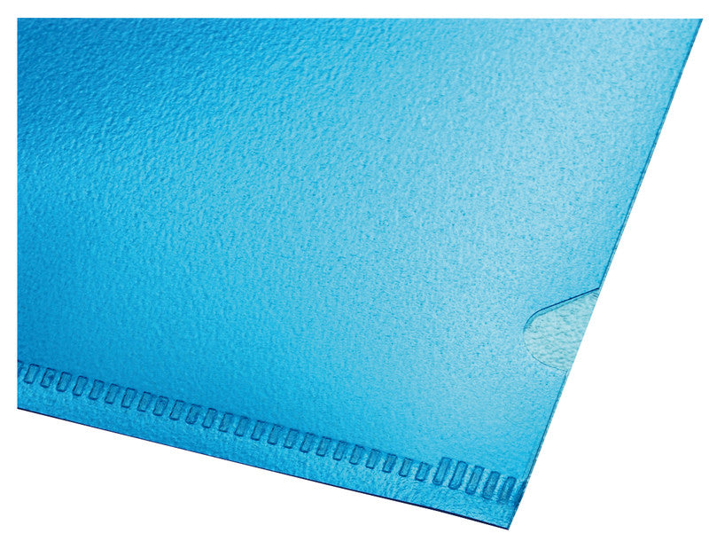 Kolma Sichtmappe A4 – Blau, Kunststoff, Matt, 120 µm, 100er-Pack, 100% Rezyklierbar