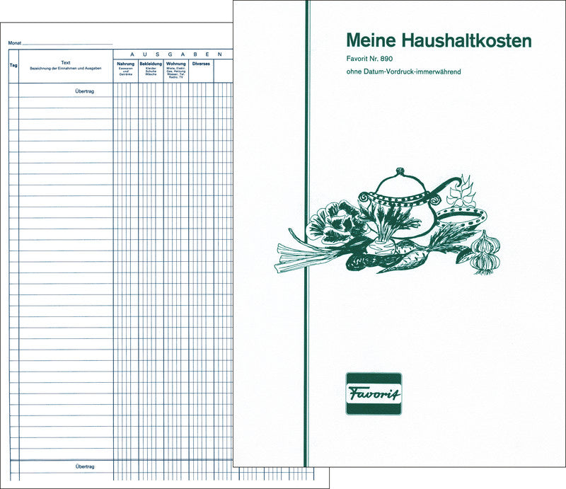 Favorit Formularblock – Deutsch, 24 Blatt, A5