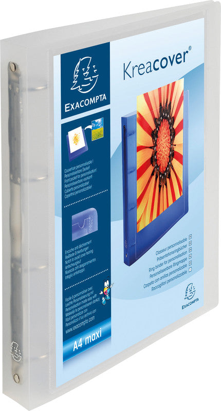 Exacompta Zeigebuch – A4/A4+ – Transparent, Weiss