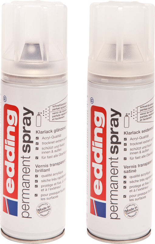 Edding Farbspray – klar, seidenmatt, 200 ml