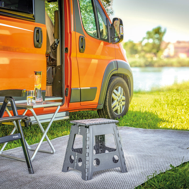 Zeller Present Klapphocker – 31,5 × 38,5 × 39 cm, 150 kg, Anthrazit