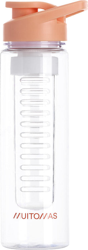 Muitomas Trinkflasche 700 ml – Kunststoff, Schraubdeckel, Pfirsich