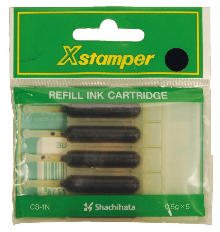 X-stamper Nachfüllpatrone – 5 ml, Kunststoff, Schwarz, für X-STAMPER VXE-Dater