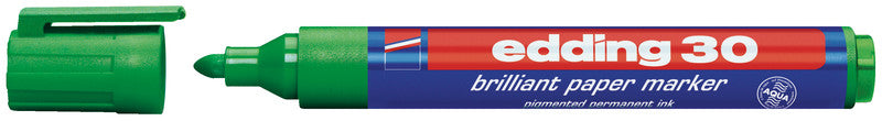 Edding Papiermarker für Permanentmarker – Grün