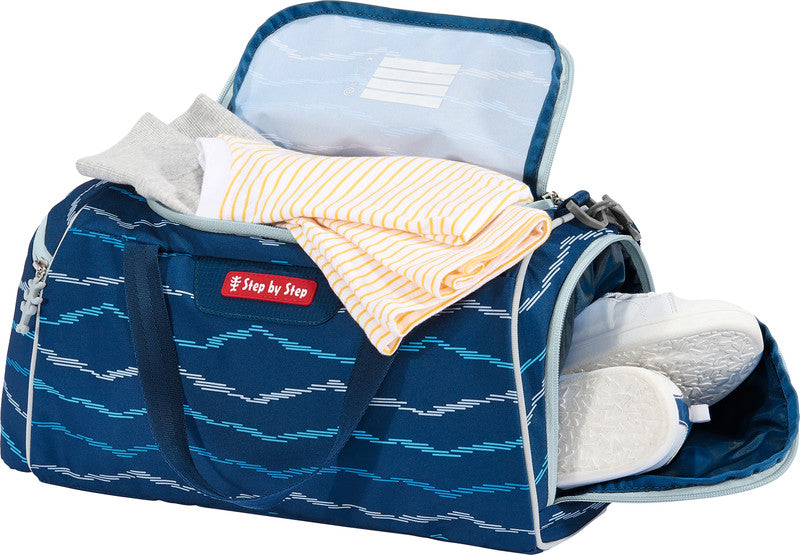 Step by Step Sporttasche – 13 l, Motiv Soccer Lars, mit Schultergurt, wasserabweisend, 38 × 20 × 23 cm