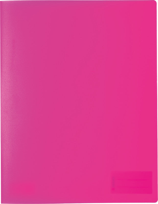 HERMA Schnellhefter – A4, PP, Neonpink, Sichttasche, 1 Stück