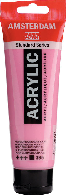 Royal Talens Amsterdam – Acrylic Standard – Acrylfarbe – Hellchinacridonrosa, 120 ml