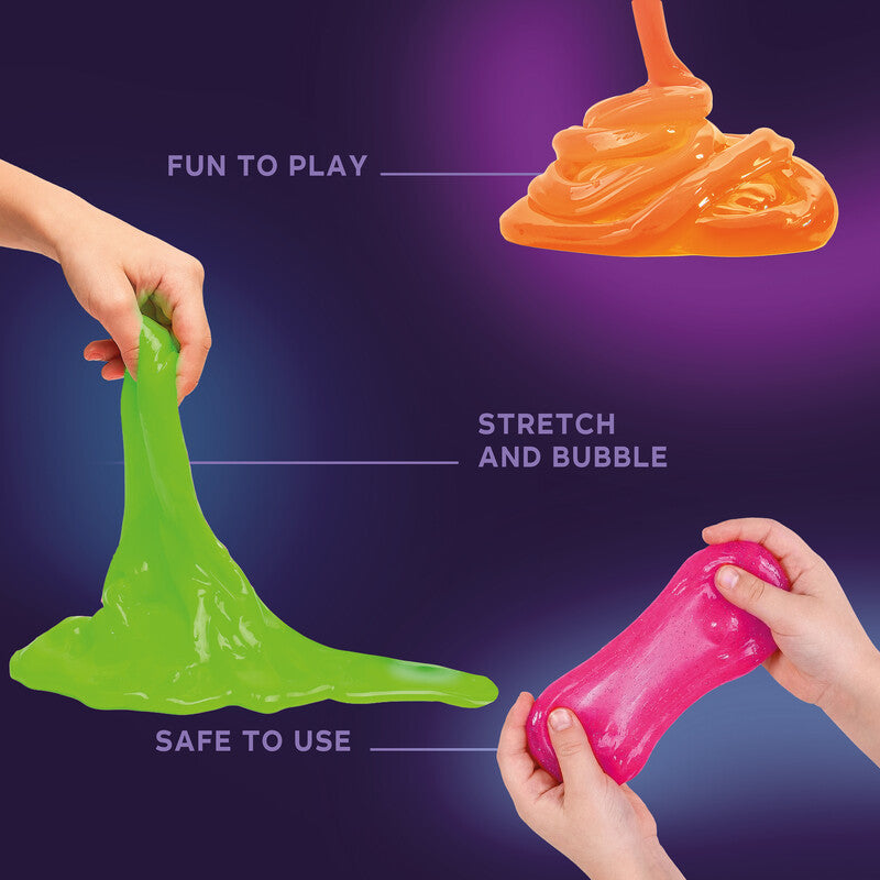 Okto sensory art Slime – H 5,5 × Ø 3,5 cm – 70 ml – ab 3 Jahren – Kunststoff – mehrfarbig