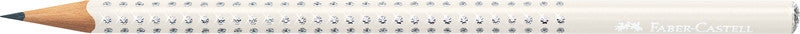 Faber-Castell Grip Sparkle Bleistift, Dreikant B Mine Ø 2 mm farbig sortiert – 3er-Set