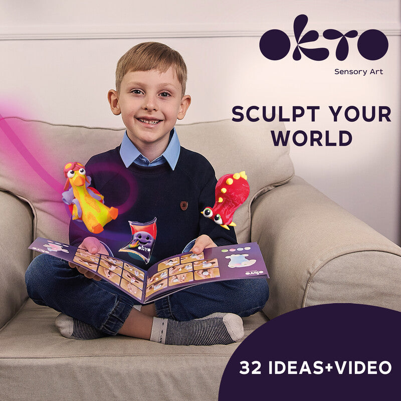 Okto Sensory Art – Modelliermasse-Set – ab 5 Jahren – 36 Farben