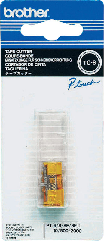 Brother Ersatzklinge TC-4 – für P-touch H101, H105, H105W und andere, transparent, Kunststoff