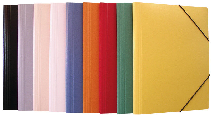 EROLA Sammelmappe für A4, Karton, Rot, mit Gummizug
