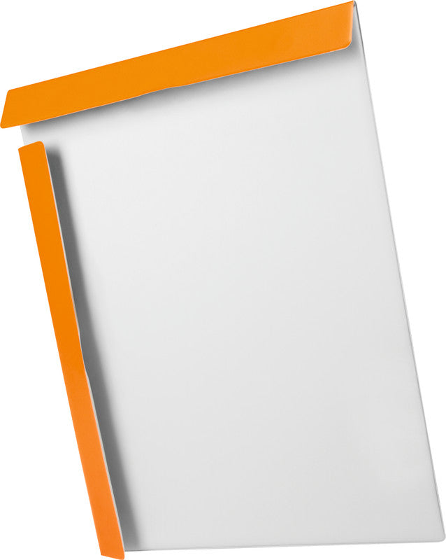 Biella Attraction Klemmbrett A4 Hoch/Quer – Karton, Magnetisch, Orange/Hellgrau