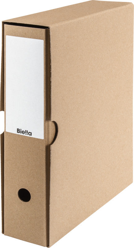 Biella Ordnerhülle/Futteral A4 – 5 mm, braun, Karton